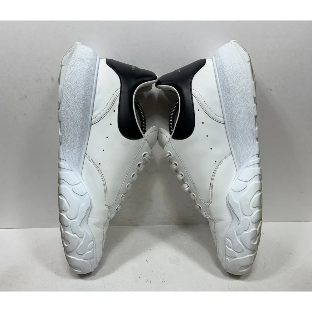 Alexander McQueen Oversized Court Trainer White Black Men's Size 11 / 44